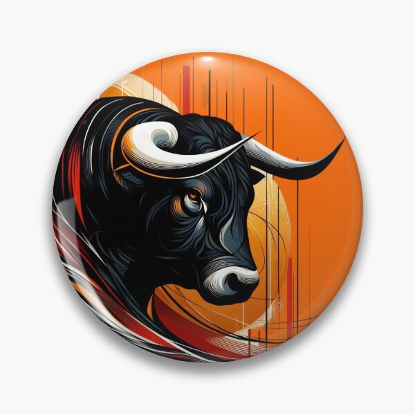 Item preview, COLORFUL BULL'S HEAD (#FF6600) designed and sold by Marlon Oseguera.
