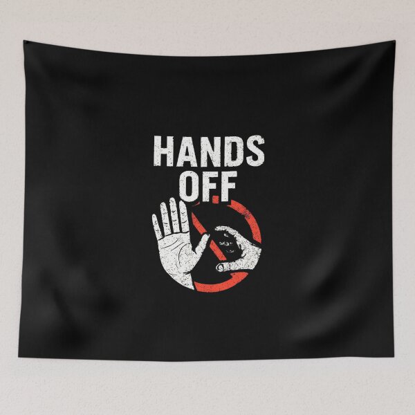 Item preview, Hands Off T-shirt designed and sold by shellnot.