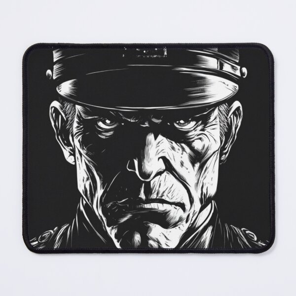 Item preview, Furious Police Officer Illustration Sticker designed and sold by VividDreamsArt.