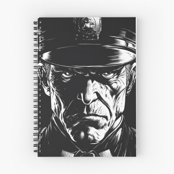 Item preview, Furious Police Officer Illustration Sticker designed and sold by VividDreamsArt.