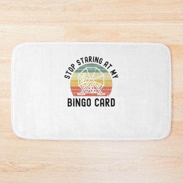 Item preview, Funny bingo player Stop Staring at my bingo card Retro humor designed and sold by snowry.