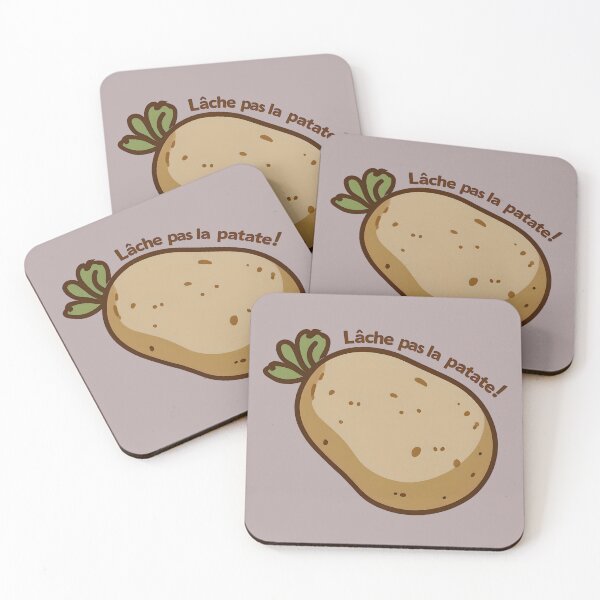 Item preview, Lâche pas la patate! designed and sold by ThreeFrenchies.