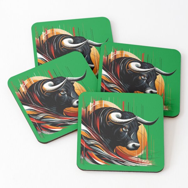 Item preview, COLORFUL BULL'S HEAD (#009933) designed and sold by Marlon Oseguera.