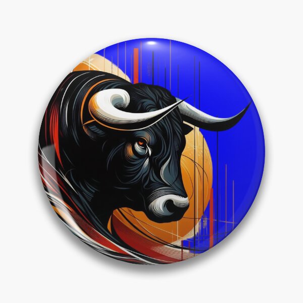 Item preview, COLORFUL BULL'S HEAD (#0000FF) designed and sold by Marlon Oseguera.