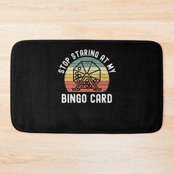 Item preview, Stop Staring at my bingo card Retro funny bingo machine designed and sold by snowry.