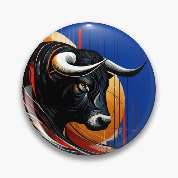 Item preview, COLORFUL BULL'S HEAD (#003399) designed and sold by Marlon Oseguera.