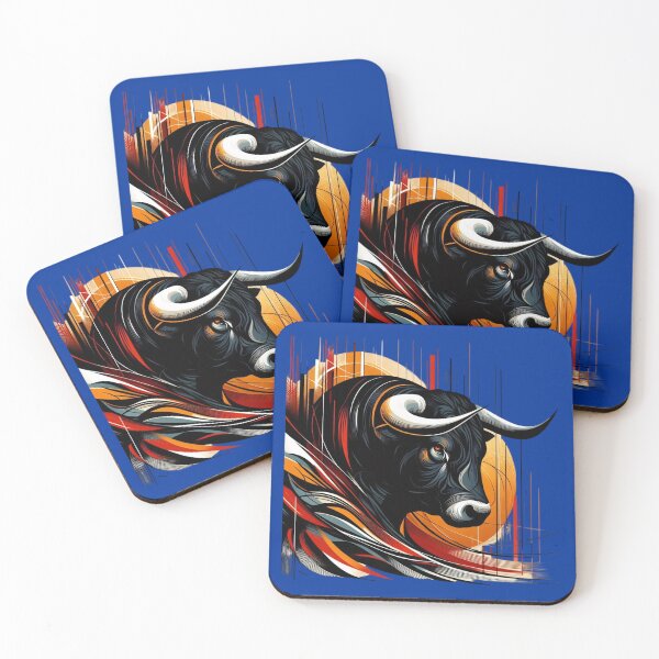 Item preview, COLORFUL BULL'S HEAD (#003399) designed and sold by Marlon Oseguera.