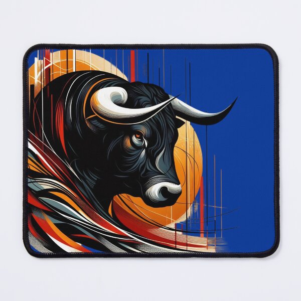 Item preview, COLORFUL BULL'S HEAD (#003399) designed and sold by Marlon Oseguera.
