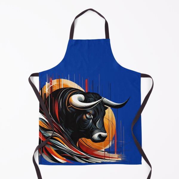 Item preview, COLORFUL BULL'S HEAD (#003399) designed and sold by Marlon Oseguera.