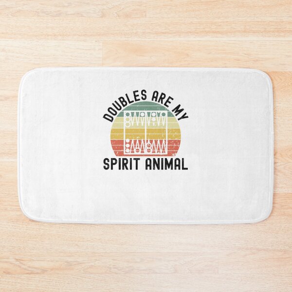 Item preview, Doubles are my spirit animal Funny Backgammon retro designed and sold by snowry.