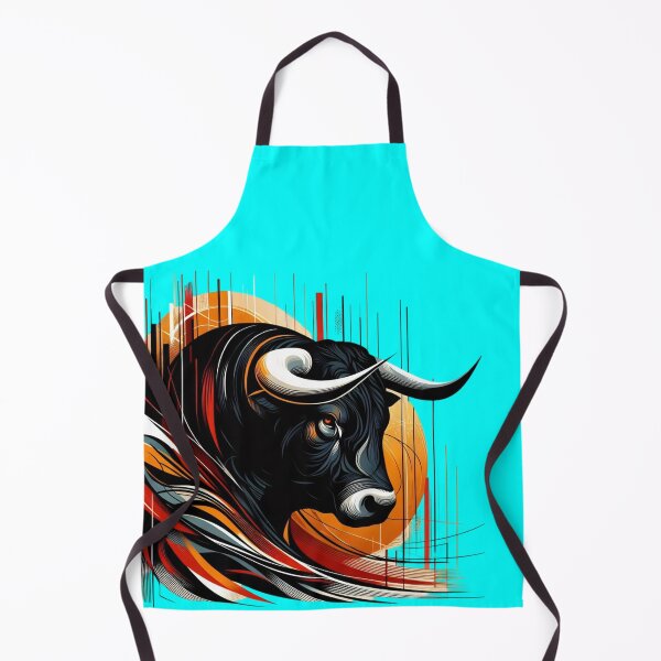Item preview, COLORFUL BULL'S HEAD (#00FFFF) designed and sold by Marlon Oseguera.
