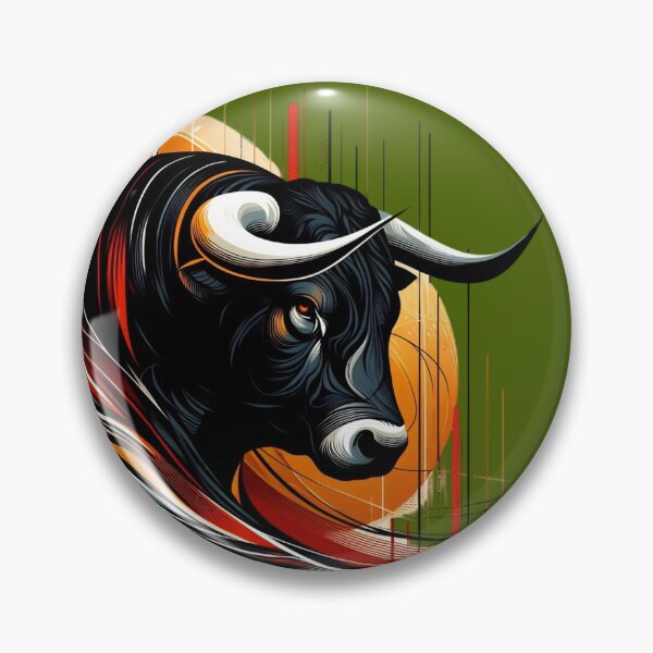 Item preview, COLORFUL BULL'S HEAD (#496100) designed and sold by Marlon Oseguera.