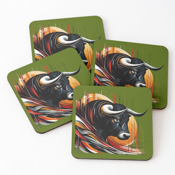 Item preview, COLORFUL BULL'S HEAD (#496100) designed and sold by Marlon Oseguera.