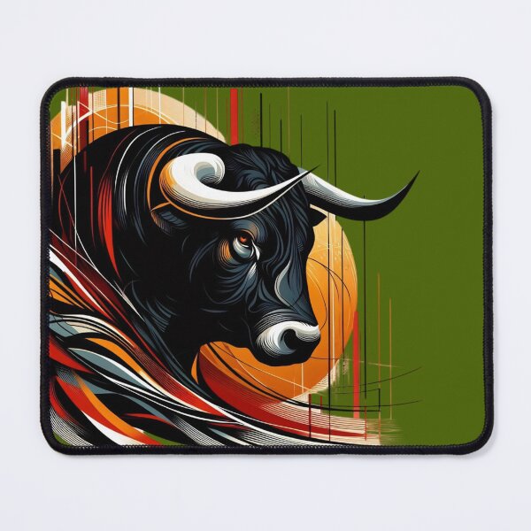 Item preview, COLORFUL BULL'S HEAD (#496100) designed and sold by Marlon Oseguera.