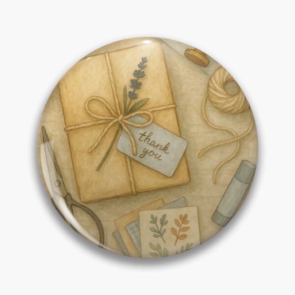Item preview, Cozy Gift Wrapping Flat Lay with Lavender and Thank You Tag designed and sold by Lacritsa .