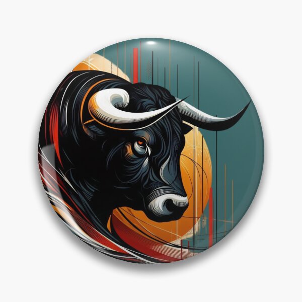 Item preview, COLORFUL BULL'S HEAD (#336666) designed and sold by Marlon Oseguera.