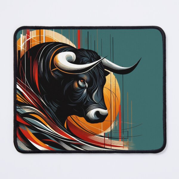 Item preview, COLORFUL BULL'S HEAD (#336666) designed and sold by Marlon Oseguera.