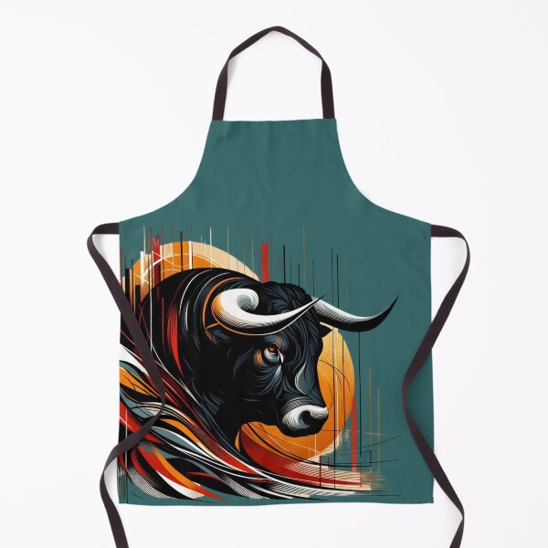 Item preview, COLORFUL BULL'S HEAD (#336666) designed and sold by Marlon Oseguera.
