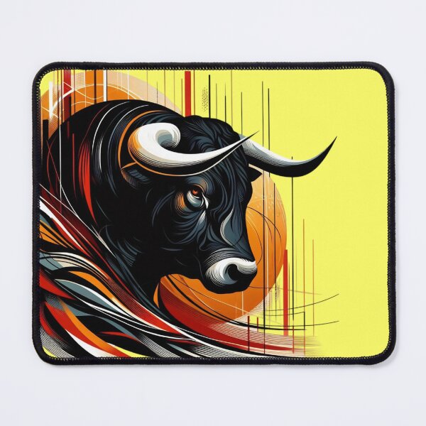 Item preview, COLORFUL BULL'S HEAD (#FFFF66) designed and sold by Marlon Oseguera.