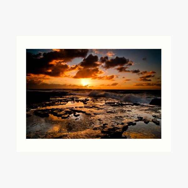 Shelly Beach Sunrise Art Print