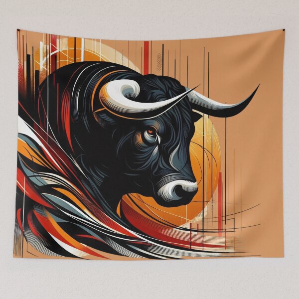 Item preview, COLORFUL BULL'S HEAD (#DF975C) designed and sold by Marlon Oseguera.
