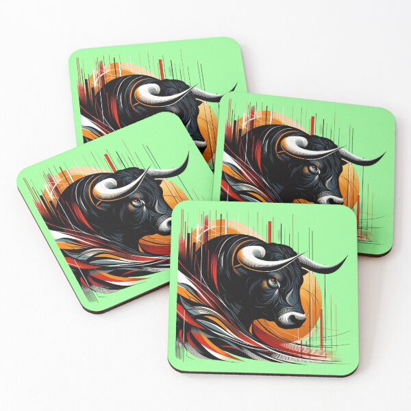 Item preview, COLORFUL BULL'S HEAD (#99FF99) designed and sold by Marlon Oseguera.