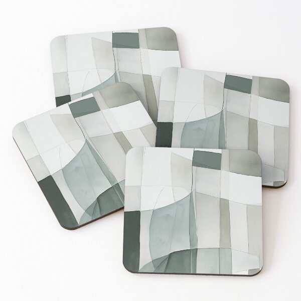 Item preview, Neutral Abstract Art Print, Modern Art, Sage Green Watercolor Art By Synplus designed and sold by synplus.