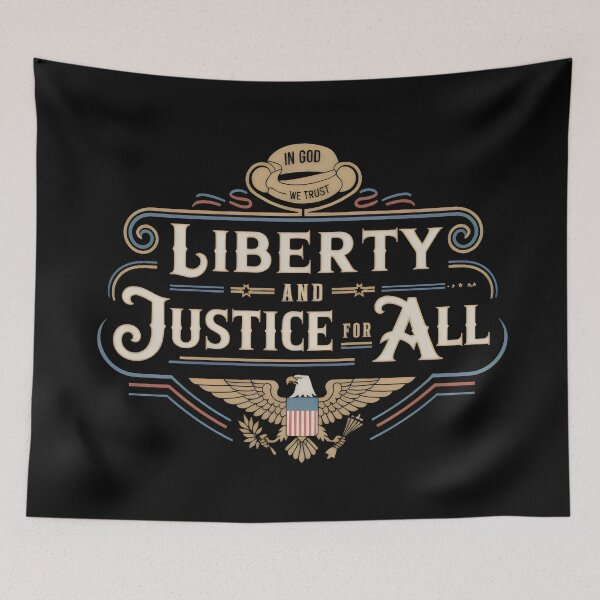 Item preview, Liberty And Justice For All designed and sold by zarshirts.
