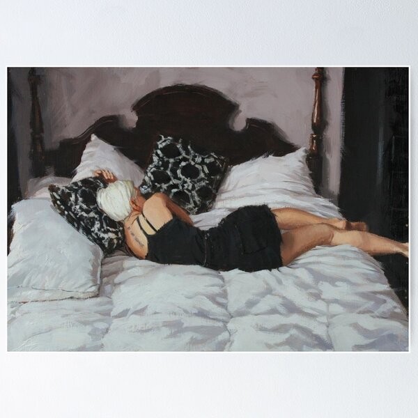 Item preview, Blonde In Bed designed and sold by PlainGirl.