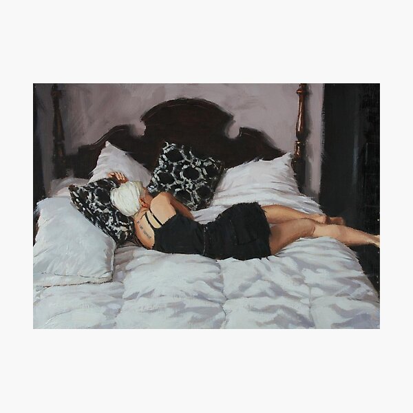 Aperçu de l'œuvre Blonde au lit créée et vendue par PlainGirl.