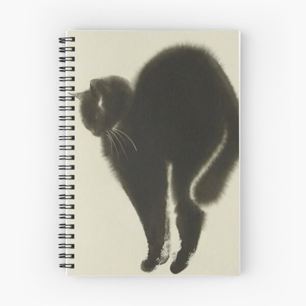Aperçu de l'œuvre Étirement du chat noir créée et vendue par PlainGirl.