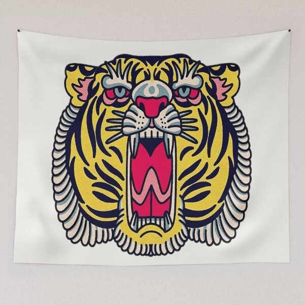Item preview, Multicolored Tiger Graphic designed and sold by ViaARTfactory.