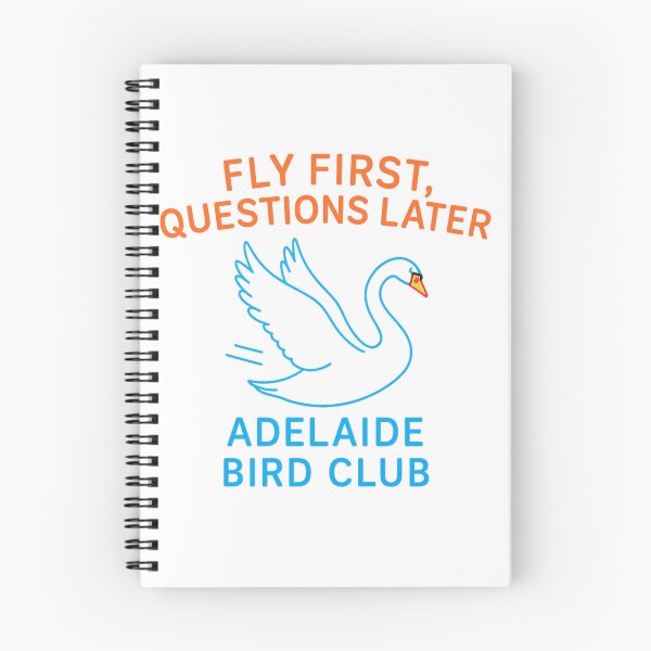 Item preview, Fly First, Questions Later designed and sold by AdelaideBirdClub.