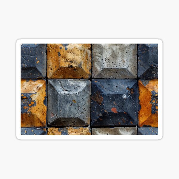 Item preview, Patinaed Concrete Block Grid designed and sold by NTGUILTY.