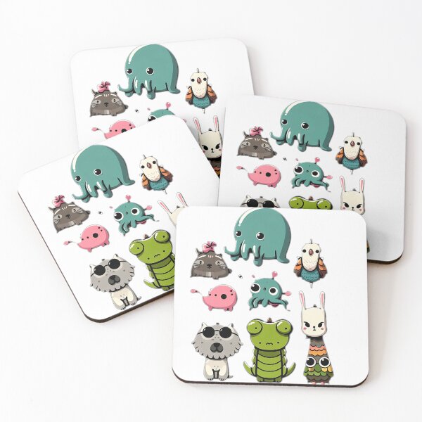 Item preview, quirky animals  designed and sold by NCNGDESIGN.