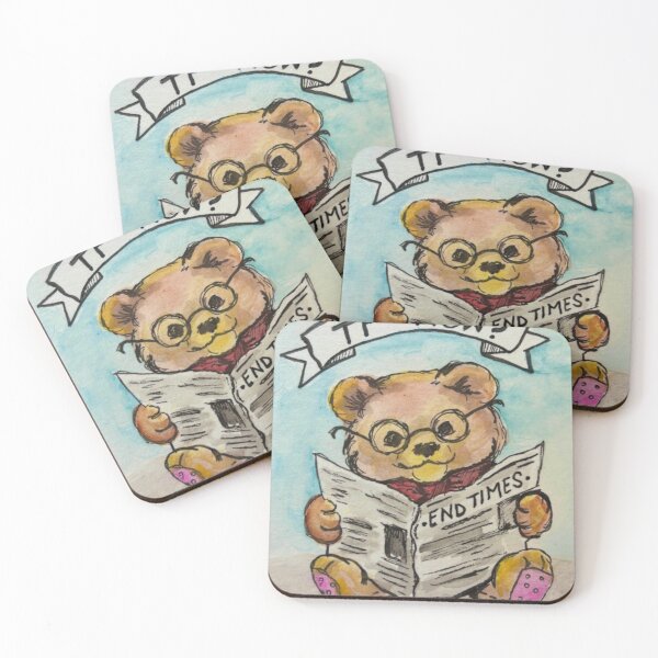 Artikelvorschau, Sketchy Bear liest vom Untergang entworfen und verkauft von Sketchyspics.