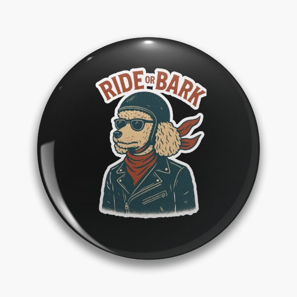 Item preview, Ride or Bark – Badass Biker Dog designed and sold by Wearablestore.