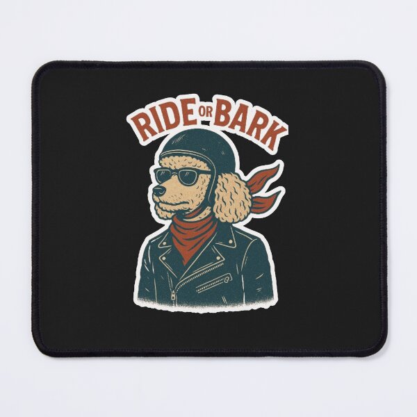 Item preview, Ride or Bark – Badass Biker Dog designed and sold by Wearablestore.