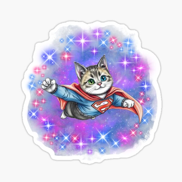 Artikel-Vorschau von SUPERCAT - RETTER DES UNIVERSUMS, designt und verkauft von FriendlyAnimals.