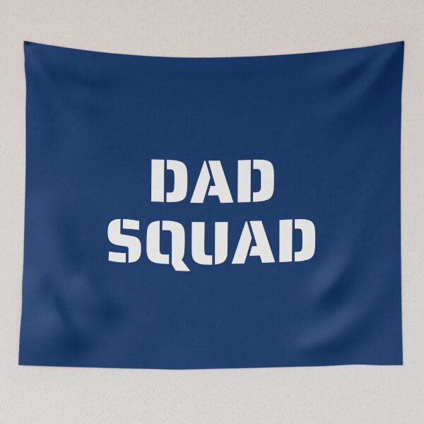 Item preview, Dad Squad, Father, Family, Team, Group, Quotes, White Stencil  designed and sold by AASparksDesigns.