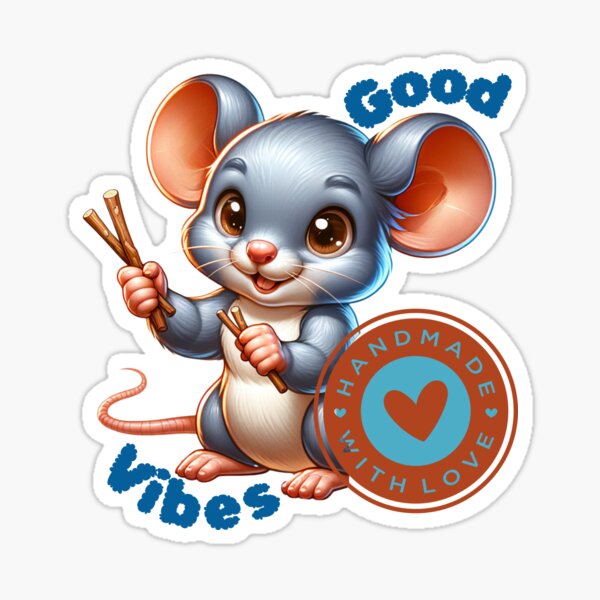 Item preview, Good vibes mouse pet designed and sold by DNikolStore.