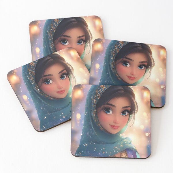 Item preview, Radiant Princess in Sparkling Hijab designed and sold by Inimitable Images.