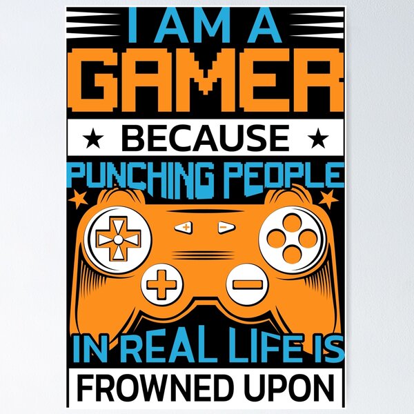 Artikel-Vorschau von Ich bin ein Gamer Klassische Retro-Gamer-Kunst, designt und verkauft von Back2Collage.