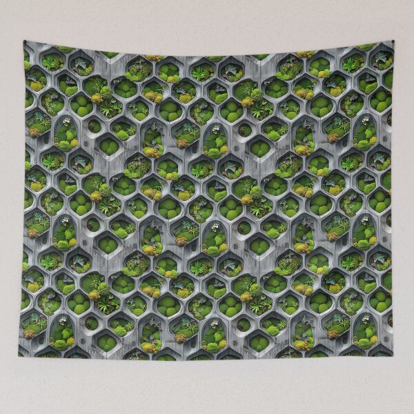 Item preview, Living Hexagon Moss Garden designed and sold by NTGUILTY.