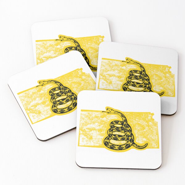 Item preview, KANSAS  - Freedom Is The Superpower - Gadsden Snake Flag - Dont Tread On Me design  designed and sold by pelagio.