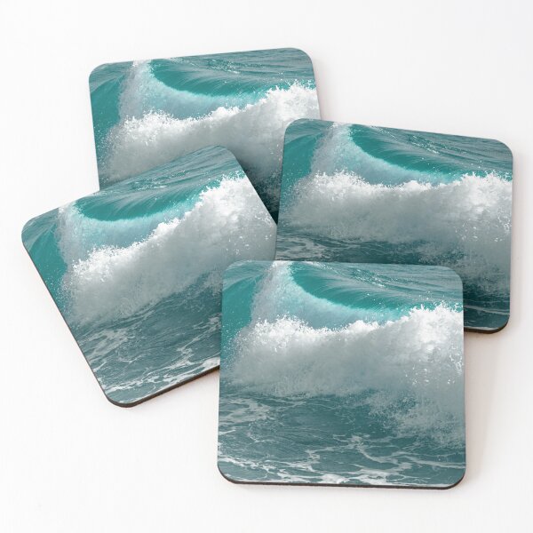 Item preview, Sea Foam Green Rolling Ocean Waves With Foam designed and sold by DEC02.