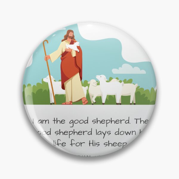 Item preview, I Am The Good Shepherd John 10:11 Jesus, Easter Basket Gift For Kids, Non-Breakable, Sturdy Christian Easter Gift designed and sold by InHisImageGifts.