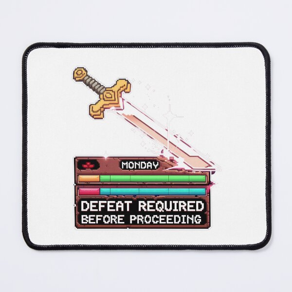Item preview, Defeat Required Gaming Sticker - Challenge Decal for Gamers & Motivation designed and sold by InsightA.