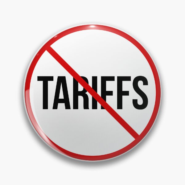 Item preview, Against tariffs  designed and sold by Rachel the Artist .