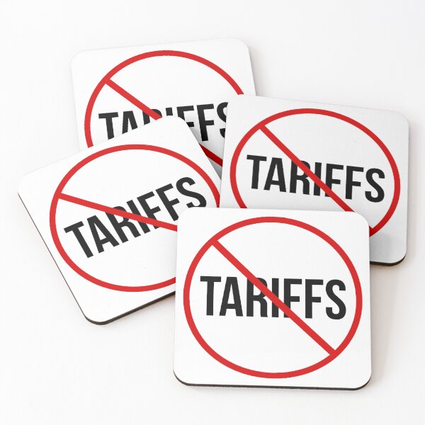 Item preview, Against tariffs  designed and sold by Rachel the Artist .